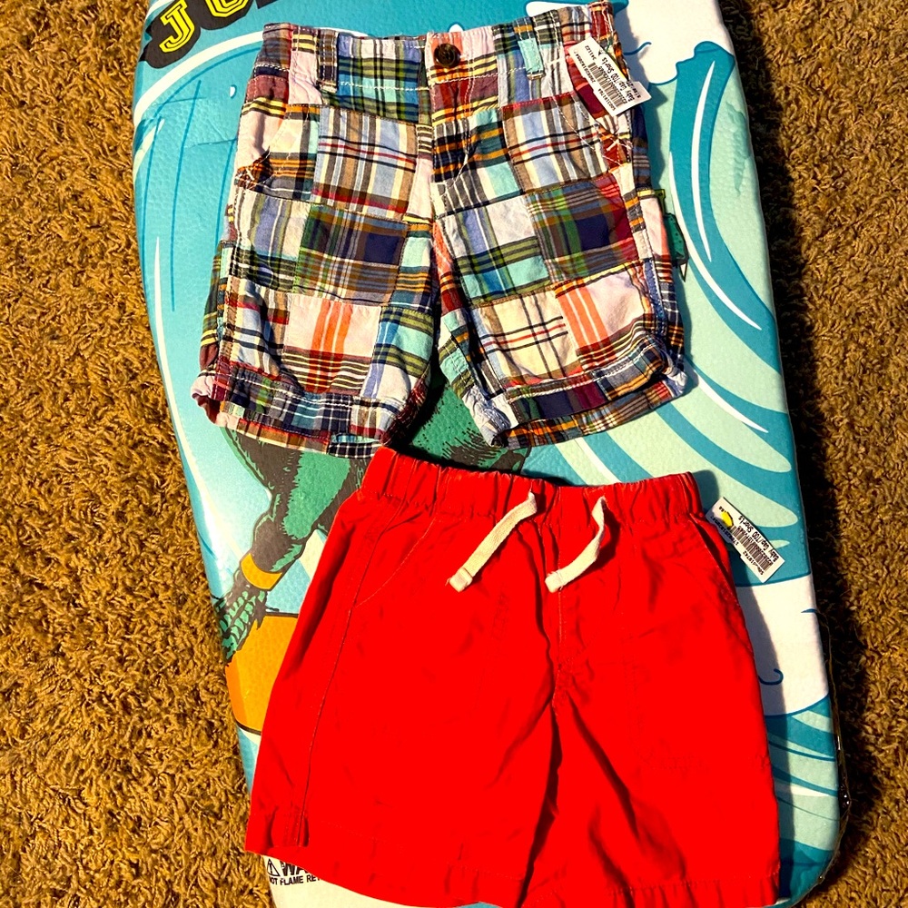 LOT OF 2: two pairs of boys GAP shorts